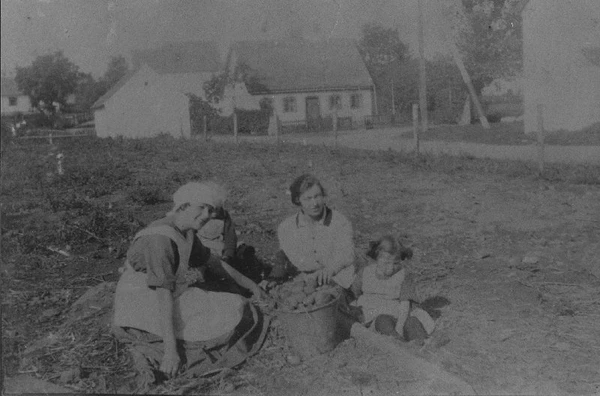 Der skulle selvfølgelig tages kartofler op på Højbjerggaard. Mon ikke både hr og fru Jensen var med til det?