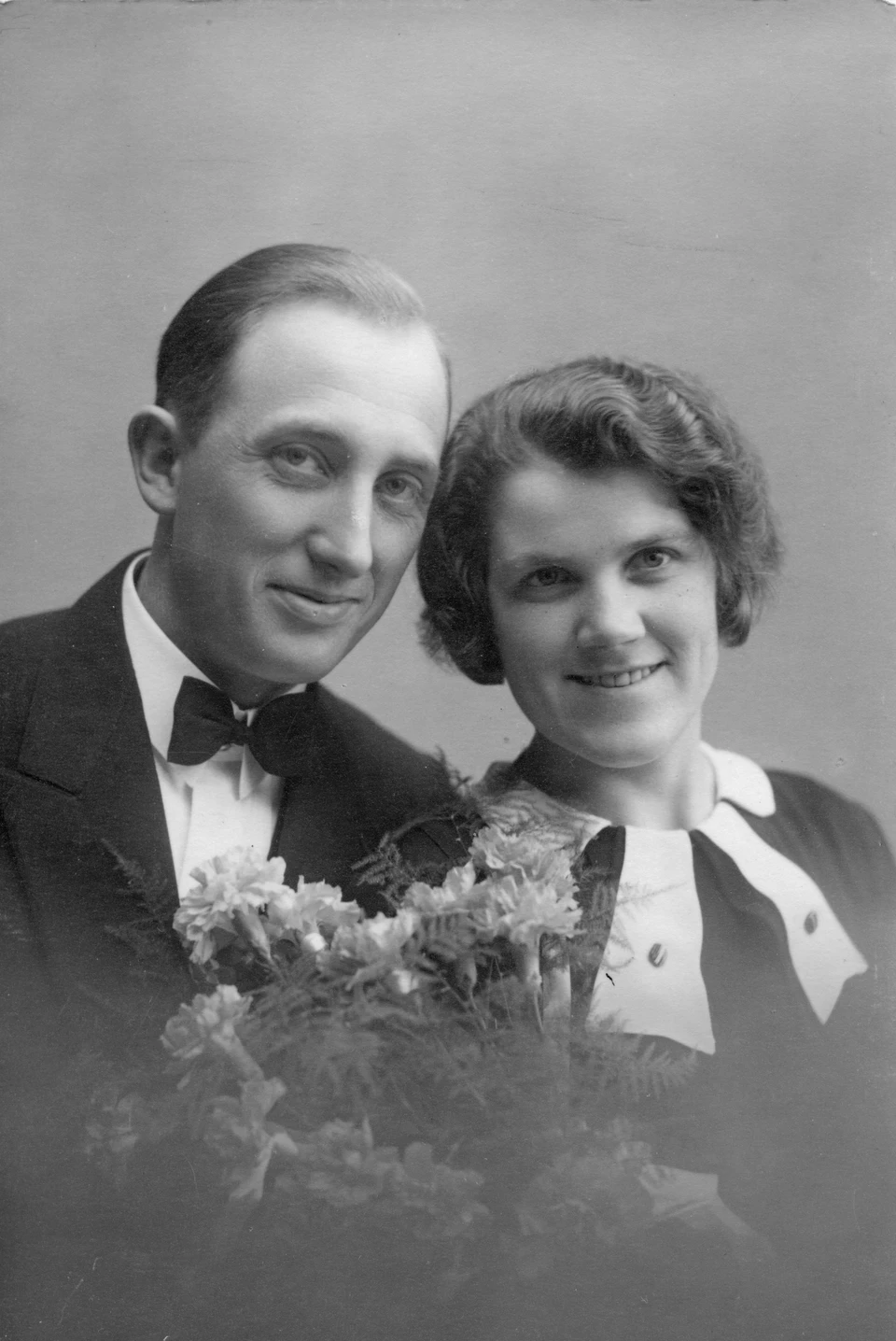  Harry og Inger Nielsens bryllupsfoto, 1935. Foto: Bent Willemoes 