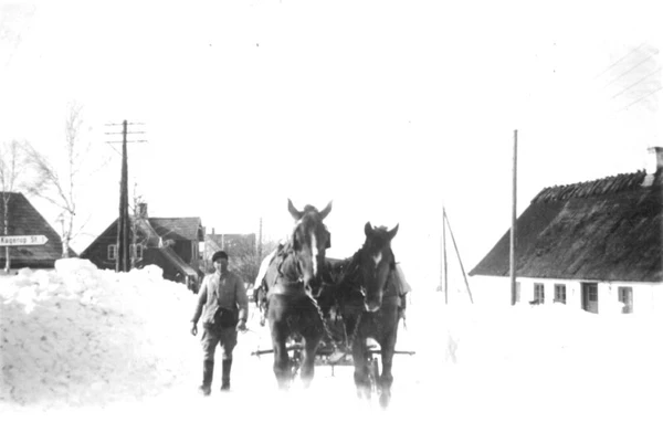 Vinterbillede fra Kagerup, ca. 1940’erne