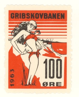 Banemærke, 1963. Foto: Arkiv Dansk Jernbane-Klub