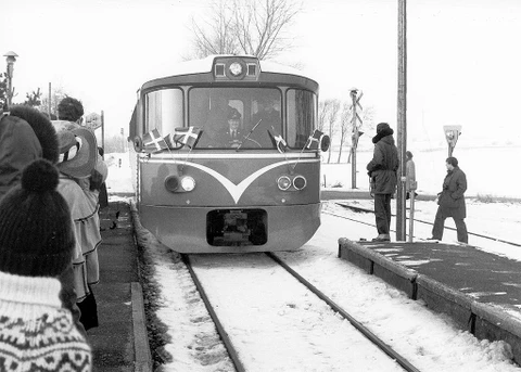 Gribskovbanens 100 års jubilæum, Græsted station, 1980