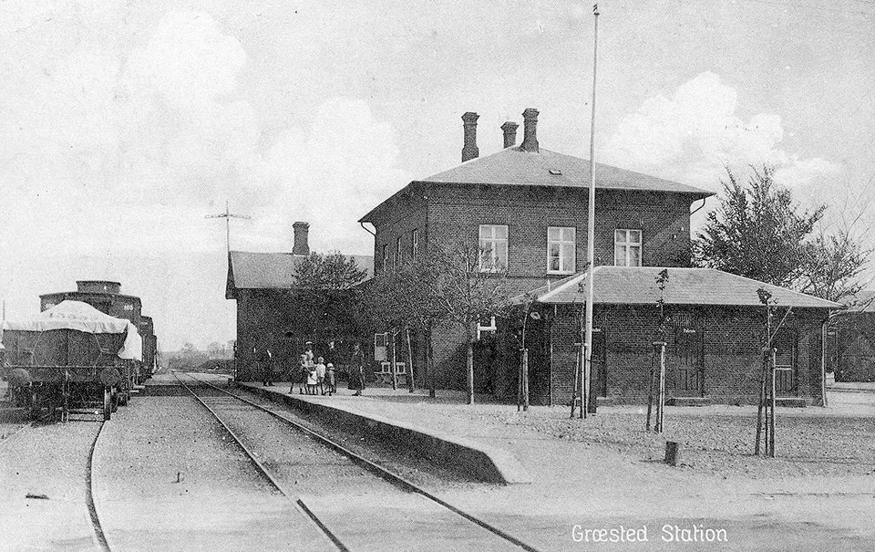 Græsted Station, ca. 1910