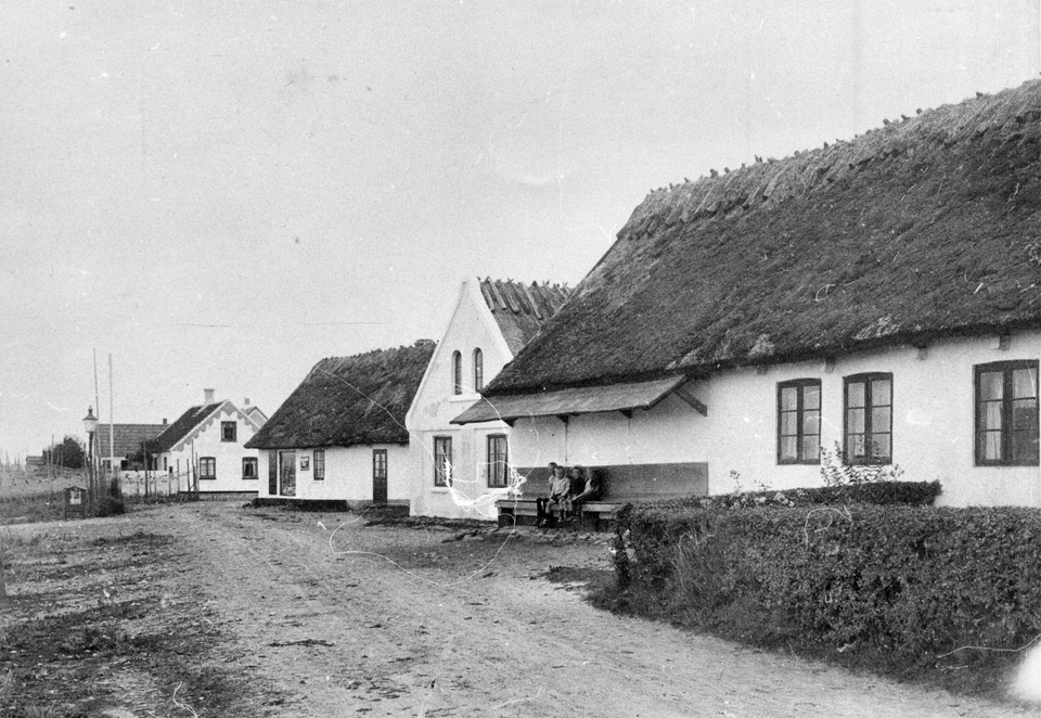 Den grønne bænk, ca. 1900